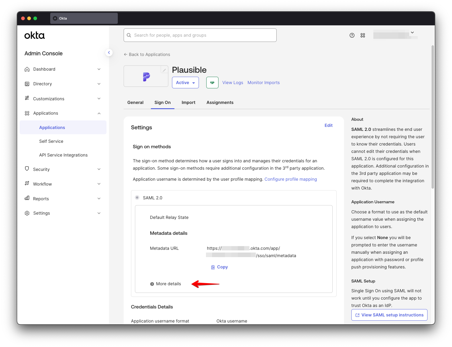 Okta app overview